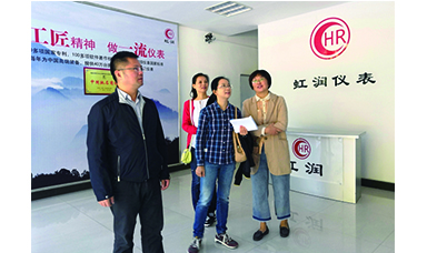 福建省總工會(huì)勞動(dòng)部對虹潤公司陳志揚(yáng)示范性省勞模工作室進(jìn)行考核調(diào)研