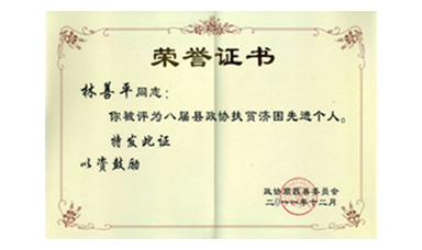 盡心盡力謀發(fā)展 盡職盡責(zé)為和諧--記縣政協(xié)常委、虹潤公司董事長林善平