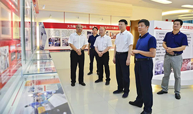 福建省人大常委會(huì)黨組書記、副主任張廣敏蒞臨虹潤公司調(diào)研指導(dǎo)